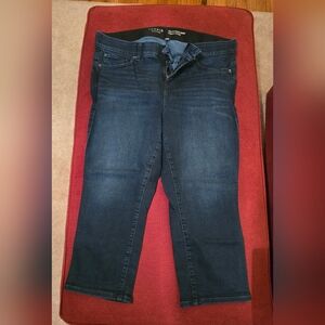 Torrid Dark Blue Ankle Jeans